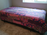 Twin sized beautyrest mattress, box spring, frame and bedding - thumbnail 1 of 7