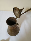 Brass incense censer, brass oil can, glass star sculpture, and jade Buddha figurine - thumbnail 3 of 6
