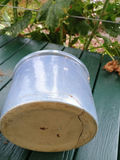 White ceramic jug and blue ceramic crock - thumbnail 6 of 6