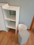 White shelving, waste baskets - thumbnail 5 of 5