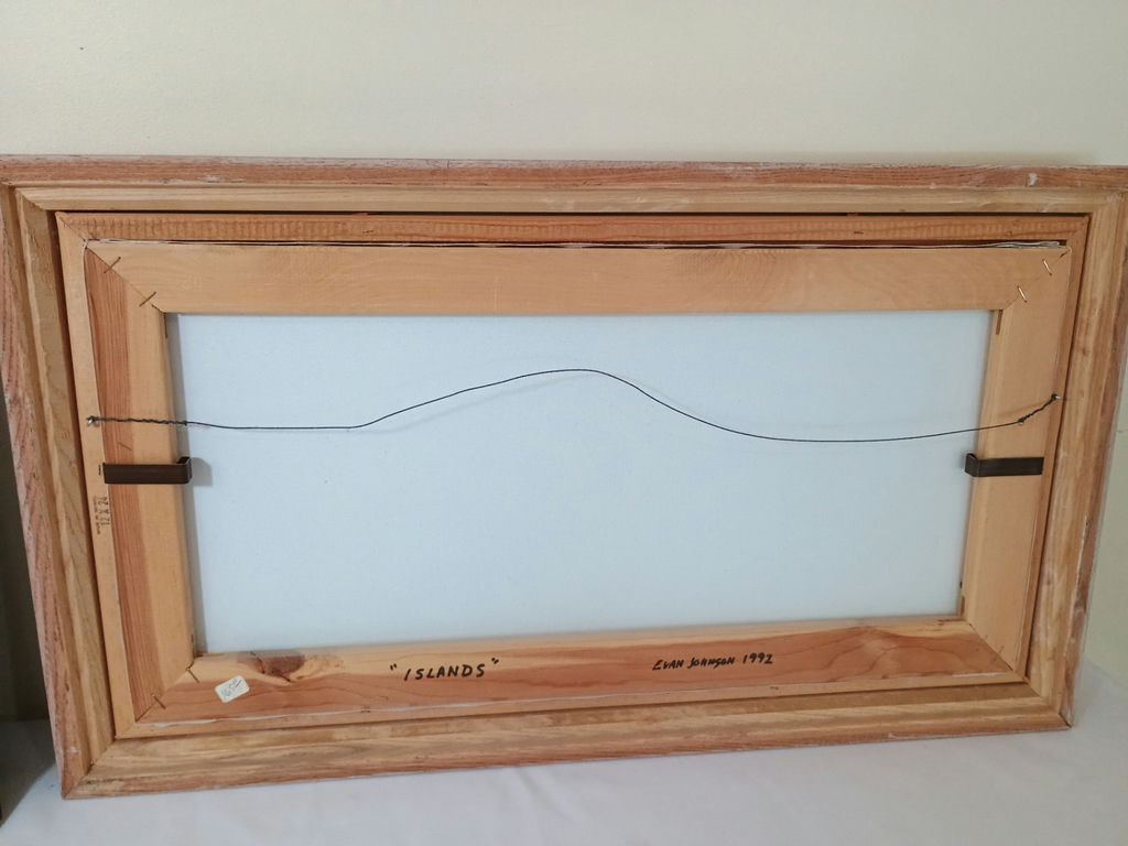 Framed painting, Evan Johnson - image 3 of 5