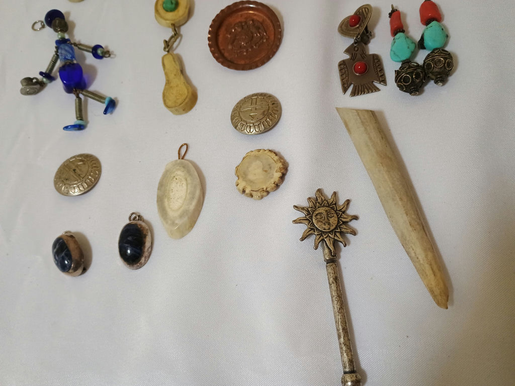 Jewelry, bone, copper, Southwest - image 6 of 8