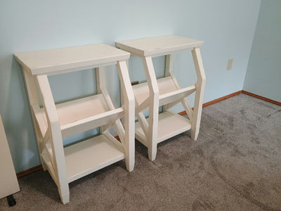Pottery Barn end tables - Image 1 of 6