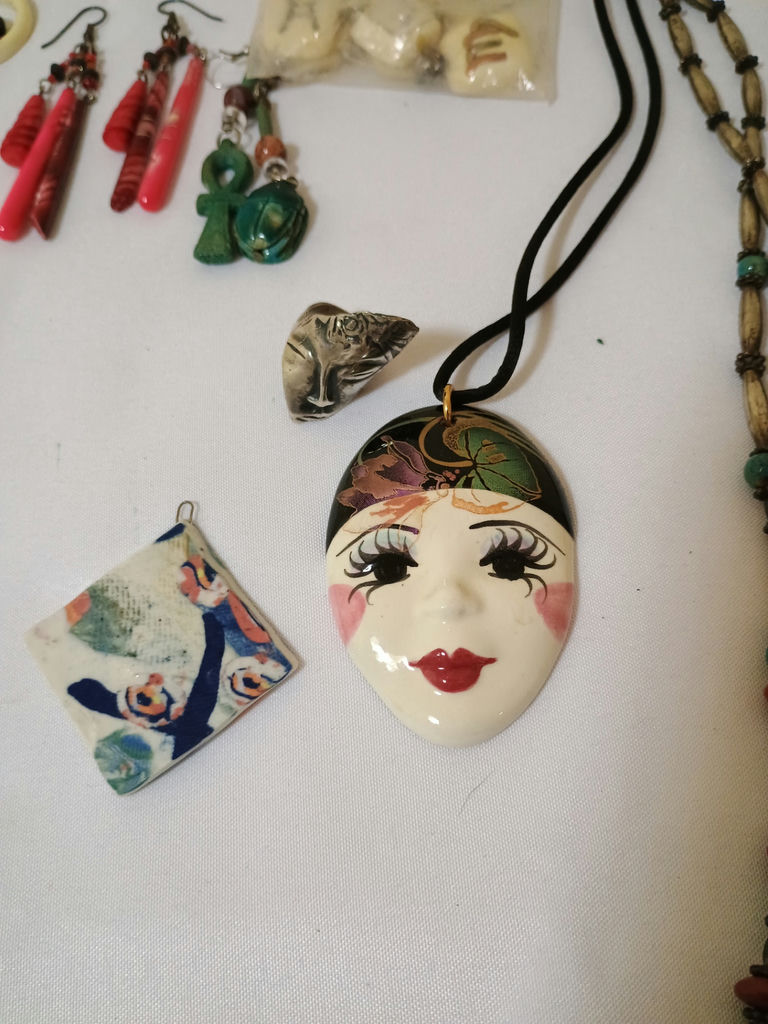Assorted Jewelry Collection: Beaded Necklaces, Pendants and Earrings - image 4 of 6