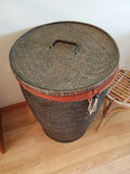 Woven laundry basket, stool - thumbnail 2 of 4