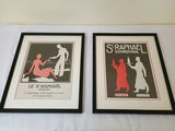 Framed vintage advertising posters - thumbnail 1 of 5
