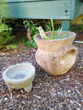 Outdoor garden decor: lantern, bird cage, metal cross and planters - thumbnail 5 of 5