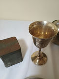 Vintage dishes, pewter, sterling, plated - thumbnail 11 of 13