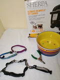Rolling pet carrier and supplies - thumbnail 2 of 3