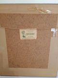 Three framed artworks: two MCM Coppercraft tile portraits and a vintage portrait print - thumbnail 10 of 10