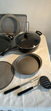 Cookware set with pans, lids, grill pan, rack and measuring cups - thumbnail 3 of 5
