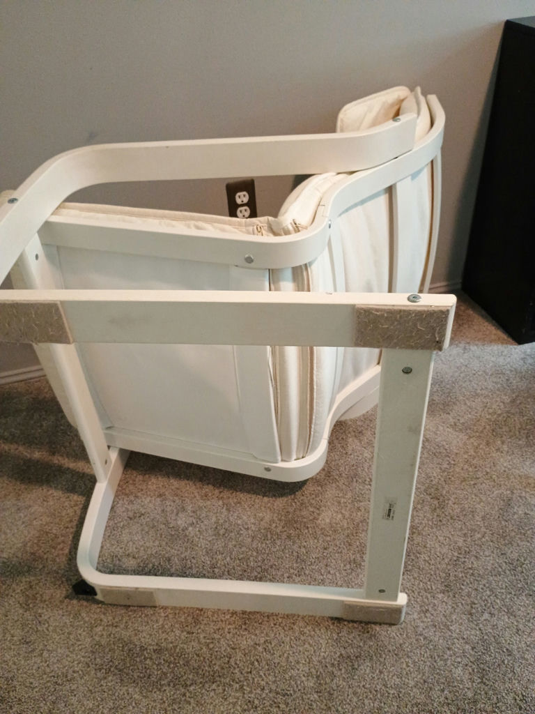 White upholstered lounge chair with cushions, IKEA  - image 3 of 4