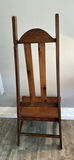Handmade Vintage Chair of wood and leather - thumbnail 5 of 5