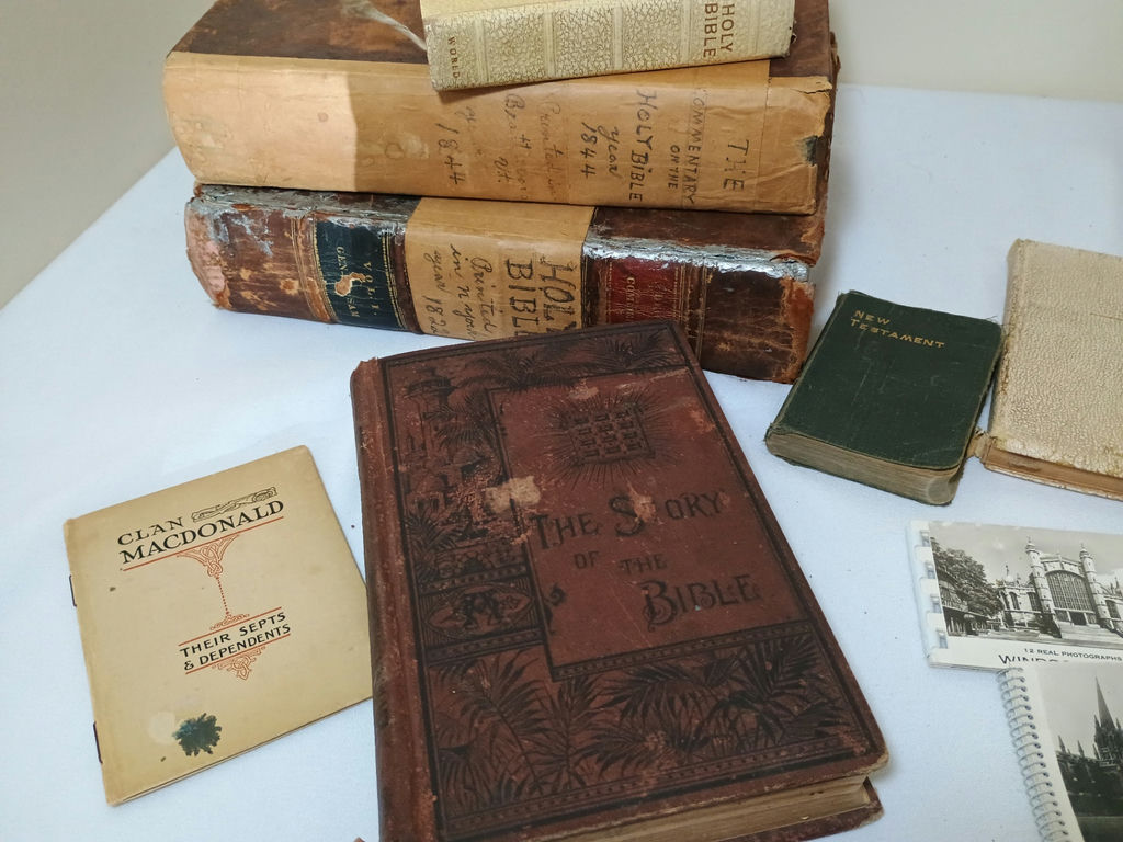 Assorted antique books and paper ephemera - image 11 of 12