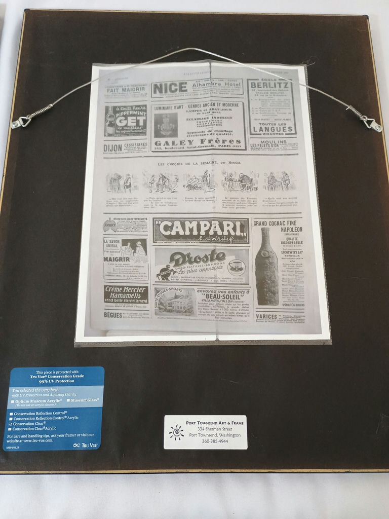 Framed vintage advertising posters - image 4 of 5