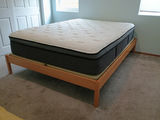 Queen bed, platform frame - thumbnail 1 of 9
