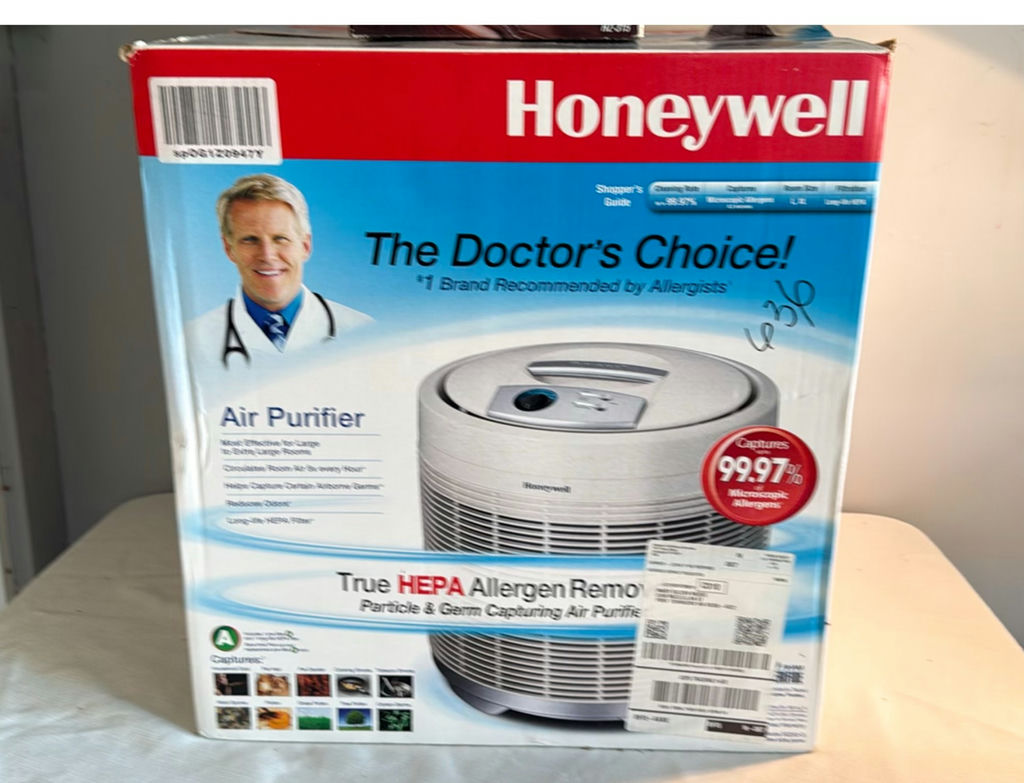 Honeywell Air Purifier And A Honeywell Ceramic Space Heater - image 2 of 6