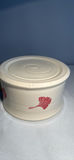 Ceramic lidded canister and blue-glazed ceramic bowl - thumbnail 5 of 5