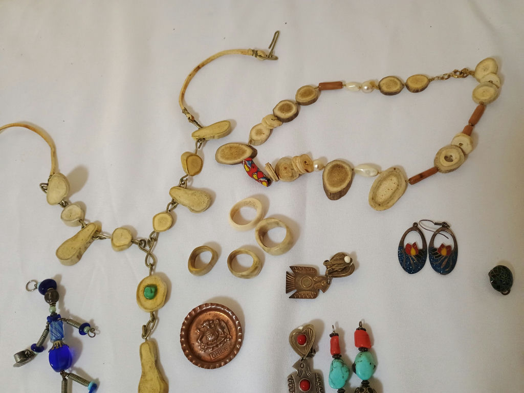 Jewelry, bone, copper, Southwest - image 5 of 8