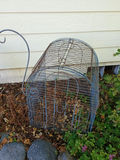 Outdoor garden decor: lantern, bird cage, metal cross and planters - thumbnail 3 of 5