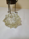 Brass incense censer, brass oil can, glass star sculpture, and jade Buddha figurine - thumbnail 6 of 6