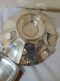 Vintage dishes, pewter, sterling, plated - thumbnail 3 of 13
