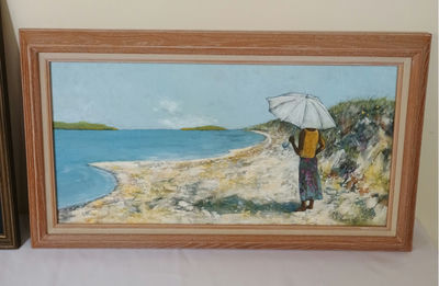 Framed painting, Evan Johnson - Image 1 of 5