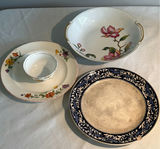 Floral China Tea Set with Cups, Saucers, Bowls, and Plates - thumbnail 3 of 4