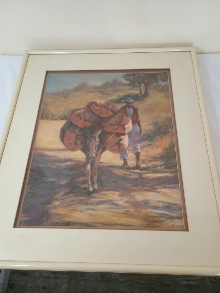 Original pastel framed art, Ekstrom - image 1 of 5