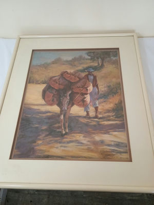 Original pastel framed art, Ekstrom - Image 1 of 5