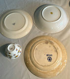 Floral China Tea Set with Cups, Saucers, Bowls, and Plates - thumbnail 4 of 4