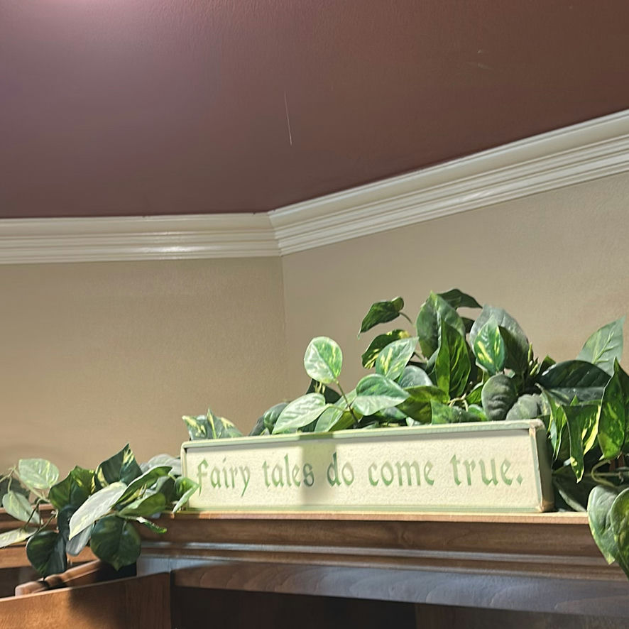 Decorative Ceramic Pitchers, Church Model, Vase, Faux Greenery, and Wall Sign - image 5 of 5