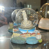 Collection of Travel Souvenir Snow Globes and Glass Angel Figurines - thumbnail 4 of 8