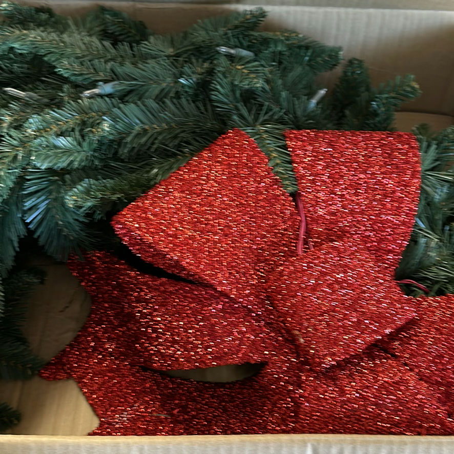 Glass Cups, Serving Bowl, and Holiday Decorations - image 6 of 8