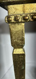 Decorative Gold-Tone Side Table and Bird Candle Holder - thumbnail 3 of 7