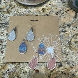 Scented Candles and Glitter Teardrop Earrings - thumbnail 2 of 5