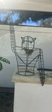 Terracotta Planters and Metal Wire Animal Sculptures - thumbnail 3 of 5