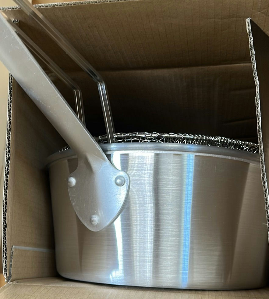 Hot Water Bottles, LED Bulbs, Power Strip, Decorative Boxes, and Metal Fry Basket - image 5 of 6