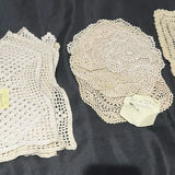 Collection of Vintage Embroidered Linens and Lace Textiles - thumbnail 10 of 22