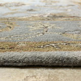 Legacy Collection LE-75 Aqua 5x8 Wool Area Rug - thumbnail 6 of 6