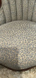 Tufted Upholstered Accent Chair with Carved Wood Frame - thumbnail 2 of 14