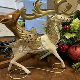 Holiday Reindeer Decorations and Greenery Arrangement - thumbnail 2 of 4