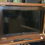 Sony Flat Screen Television with Entertainment Cabinet and Onkyo Receiver - thumbnail 2 of 8