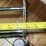 Metal Utility Cart Frame and White Wire Storage Rack - thumbnail 7 of 7