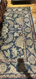 Blue and Beige Patterned Area Rug - thumbnail 1 of 5