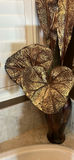 Decorative Vase with Artificial Leaf Arrangement - thumbnail 2 of 5