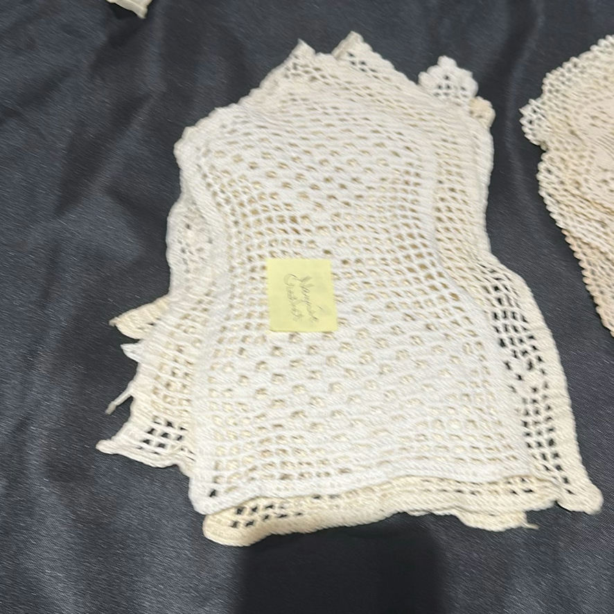 Collection of Vintage Embroidered Linens and Lace Textiles - image 11 of 22