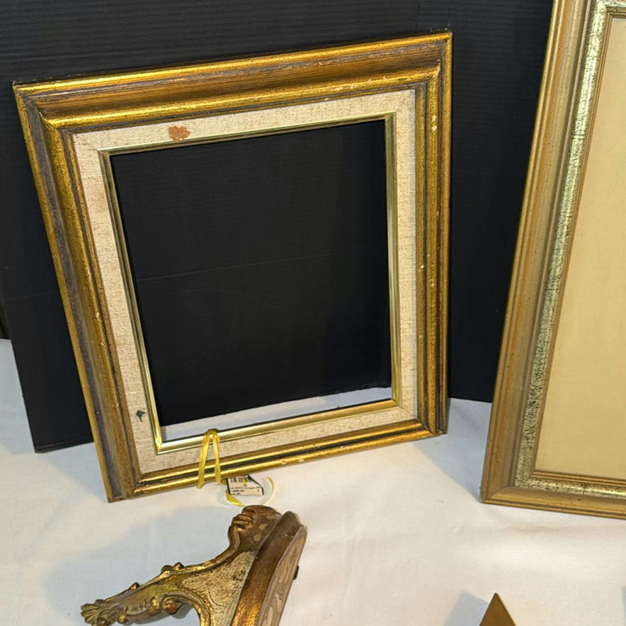 Collection of Framed Artwork and Decorative Gold-Tone Frames - image 8 of 8
