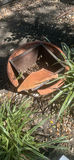 Terracotta Planters and Metal Wire Animal Sculptures - thumbnail 1 of 5