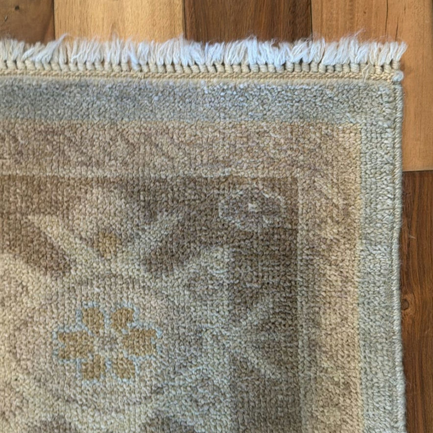 Patterned Area Rug with Fringe - image 2 of 6